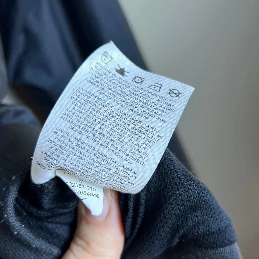 Nike Windrunner Full Zip Jacket Black Broken‎ Zipper Men M